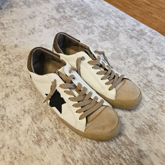 ShuShop Leather Star Pamela Sneaker - Picture 1 of 4